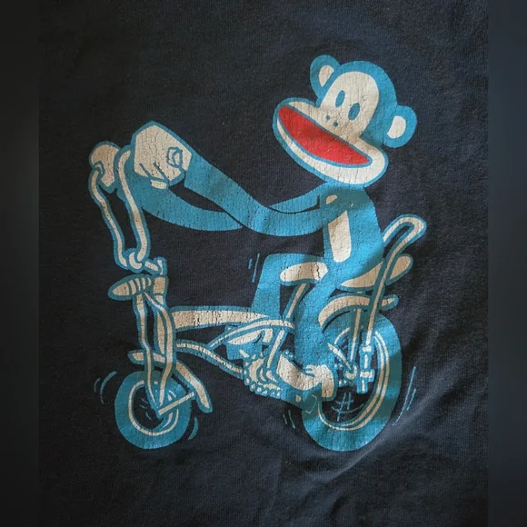 Kid's Paul Frank/Small Paul T-shirt; Sz 6; Navy w/Turquoise/White/Red; GUC - Picture 3 of 8